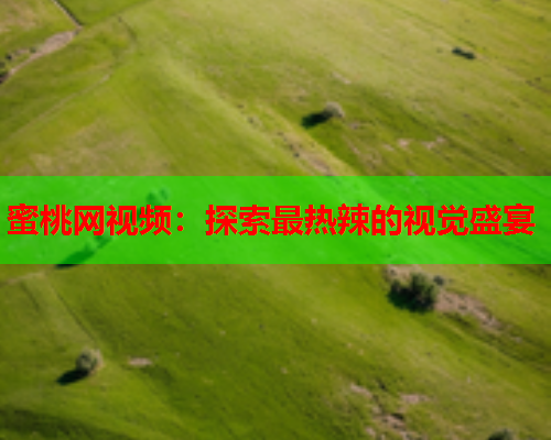 蜜桃网视频：探索最热辣的视觉盛宴